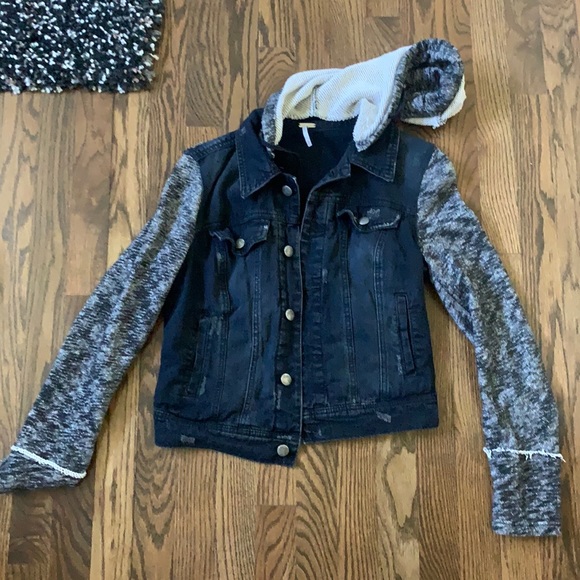 Black jean jacket